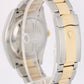 Rolex Datejust Two-Tone 18k Gold Steel Chocolate Arabic 36mm 116233 Fluted Watch