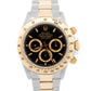 Rolex Daytona Cosmograph Black Two-Tone 18K Yellow Gold Steel Watch 16523