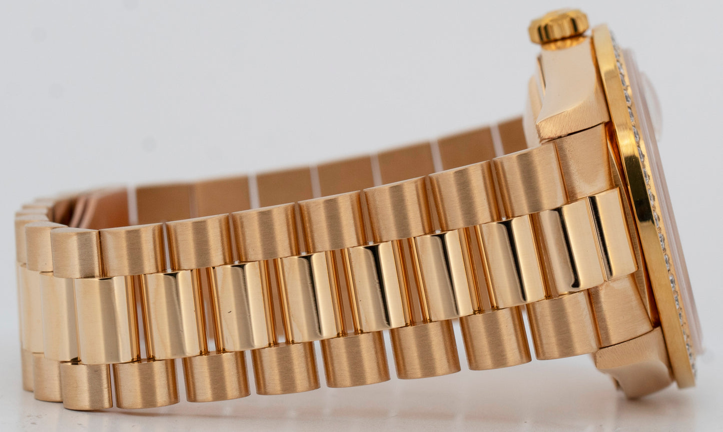 Rolex Day-Date President DIAMOND CHAMPAGNE 36mm 18K Yellow Gold 18238 Watch