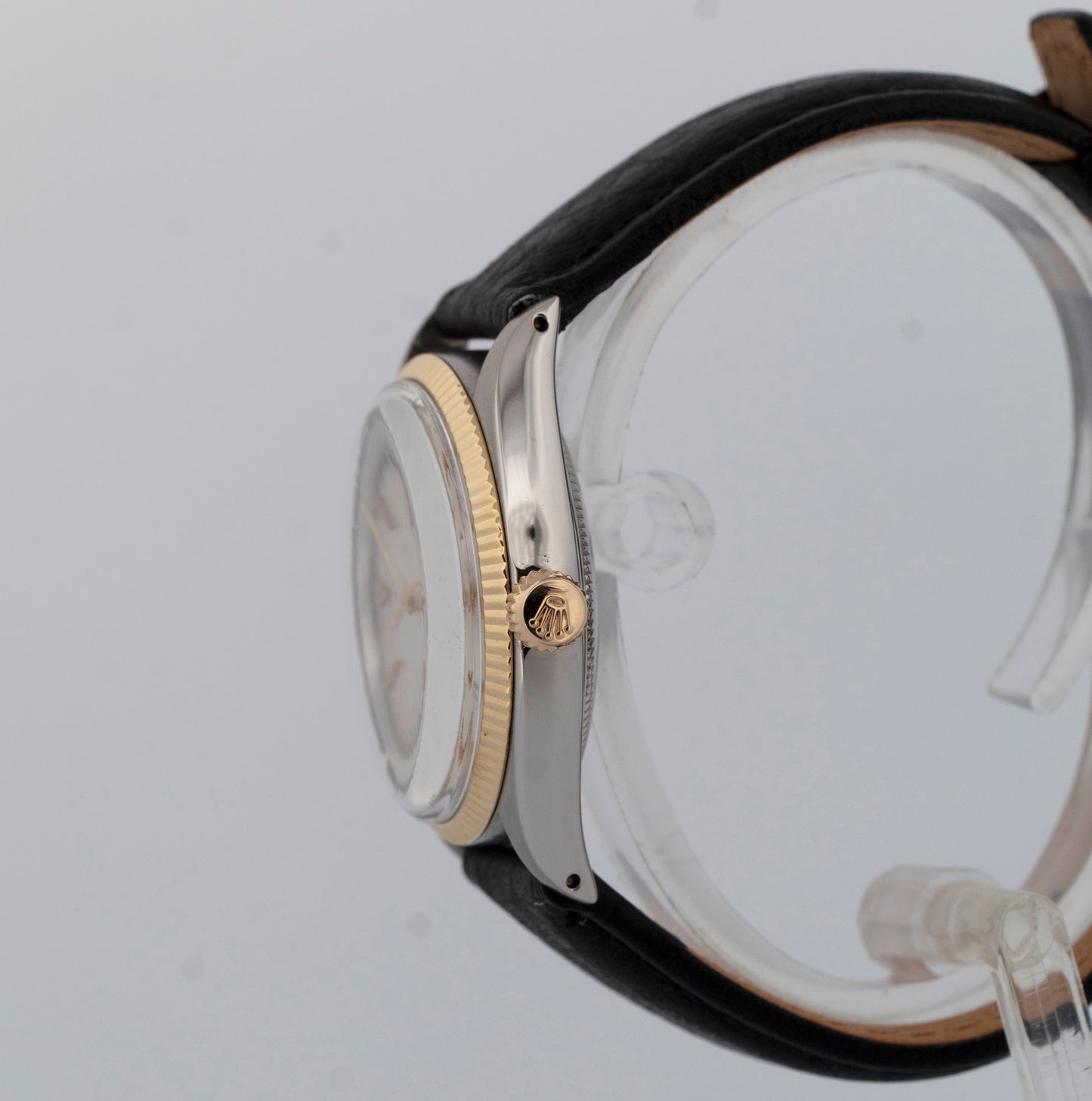 Rolex Oyster Perpetual Silver Yellow Gold 34mm Automatic Watch 6567 Watch