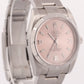 NEW STICKERED 2024 Rolex Oyster Perpetual SALMON Pink Stainless 34mm 114210 BOX