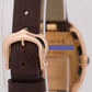 2022 PAPERS Cartier Baignoire SILVER 18K Rose Gold Quartz 23mm 3064 W8000007