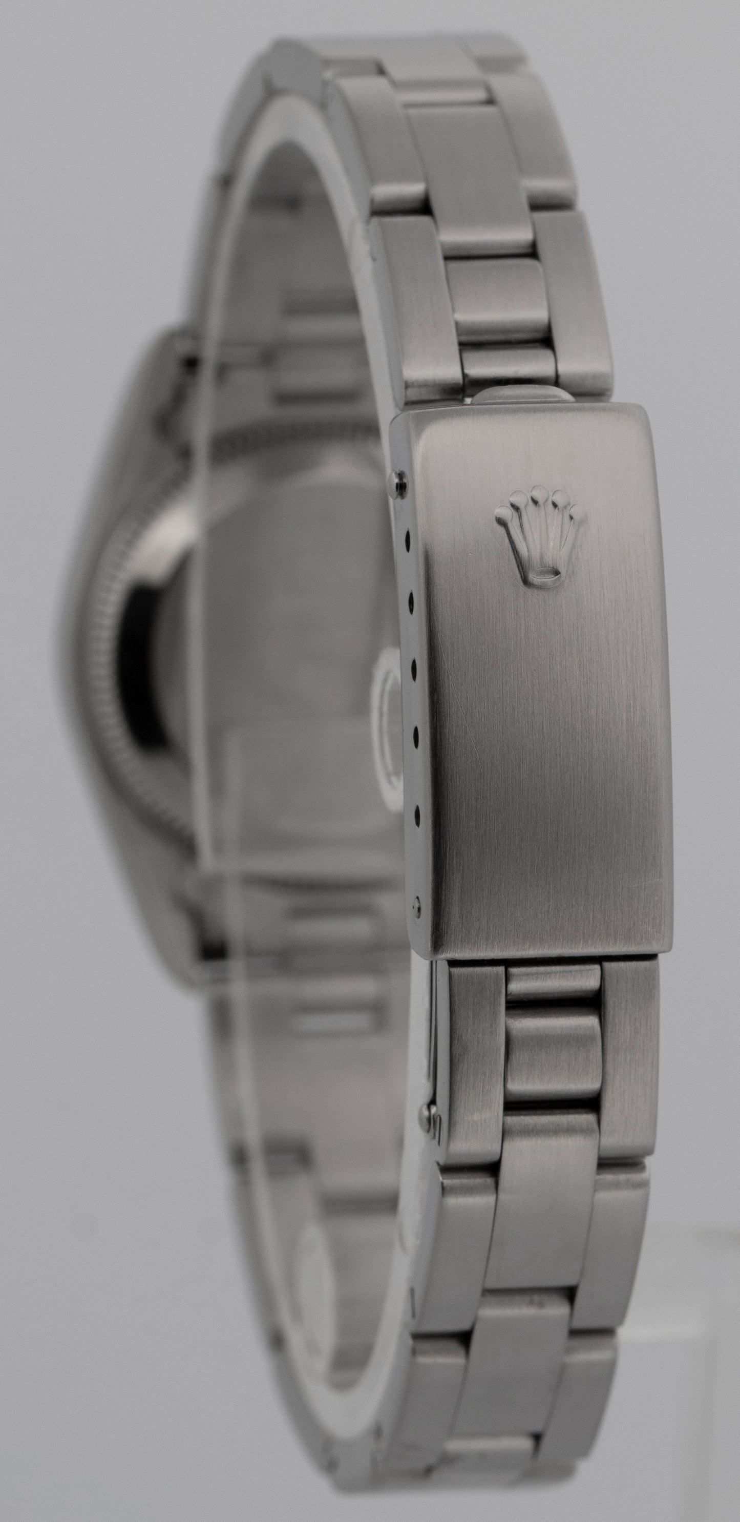 Rolex Oyster Perpetual SILVER Stainless Steel 24mm Automatic 76080 Watch