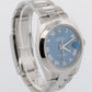 2020 PAPERS Rolex DateJust 41 AZZURRO BLUE Steel 41mm 126300 Watch BOX