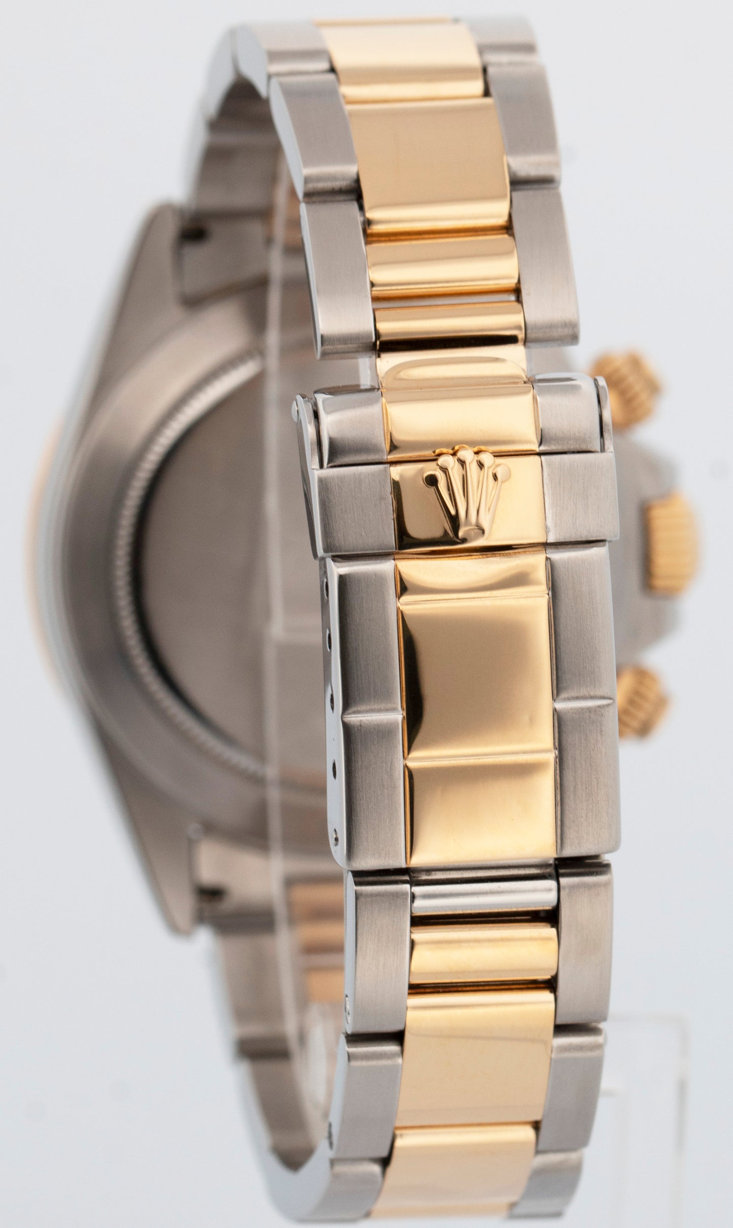 Rolex Daytona Cosmograph Black Two-Tone 18K Yellow Gold Steel Watch 16523