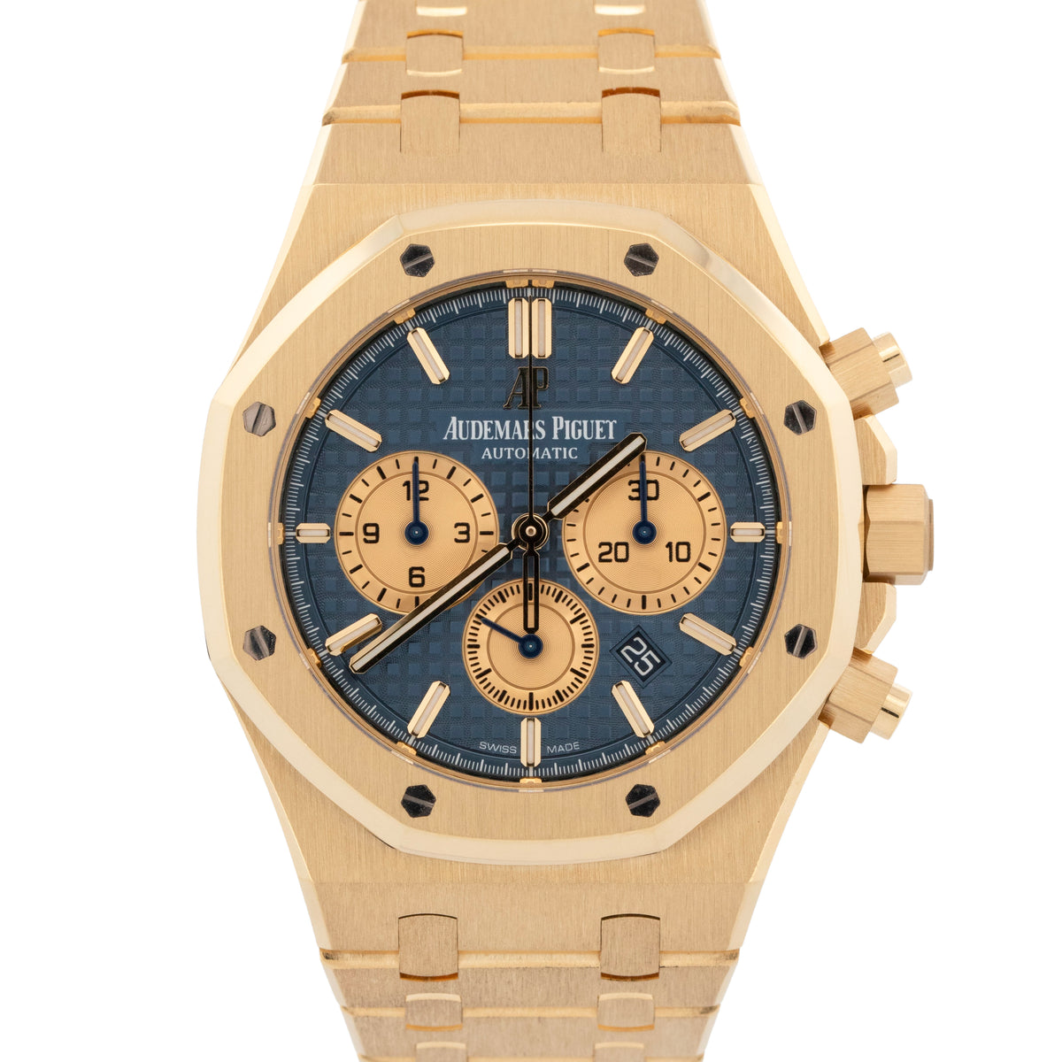 Audemars Piguet Royal Oak Chronograph 26331BA.OO.1220BA.01 Blue 41mm Box Papers