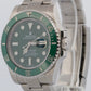 PAPERS Rolex Submariner HULK Ceramic Stainless Steel Green 40mm 116610 LV BOX