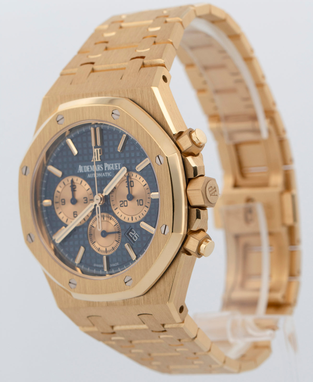 Audemars Piguet Royal Oak Chronograph 26331BA.OO.1220BA.01 Blue 41mm Box Papers