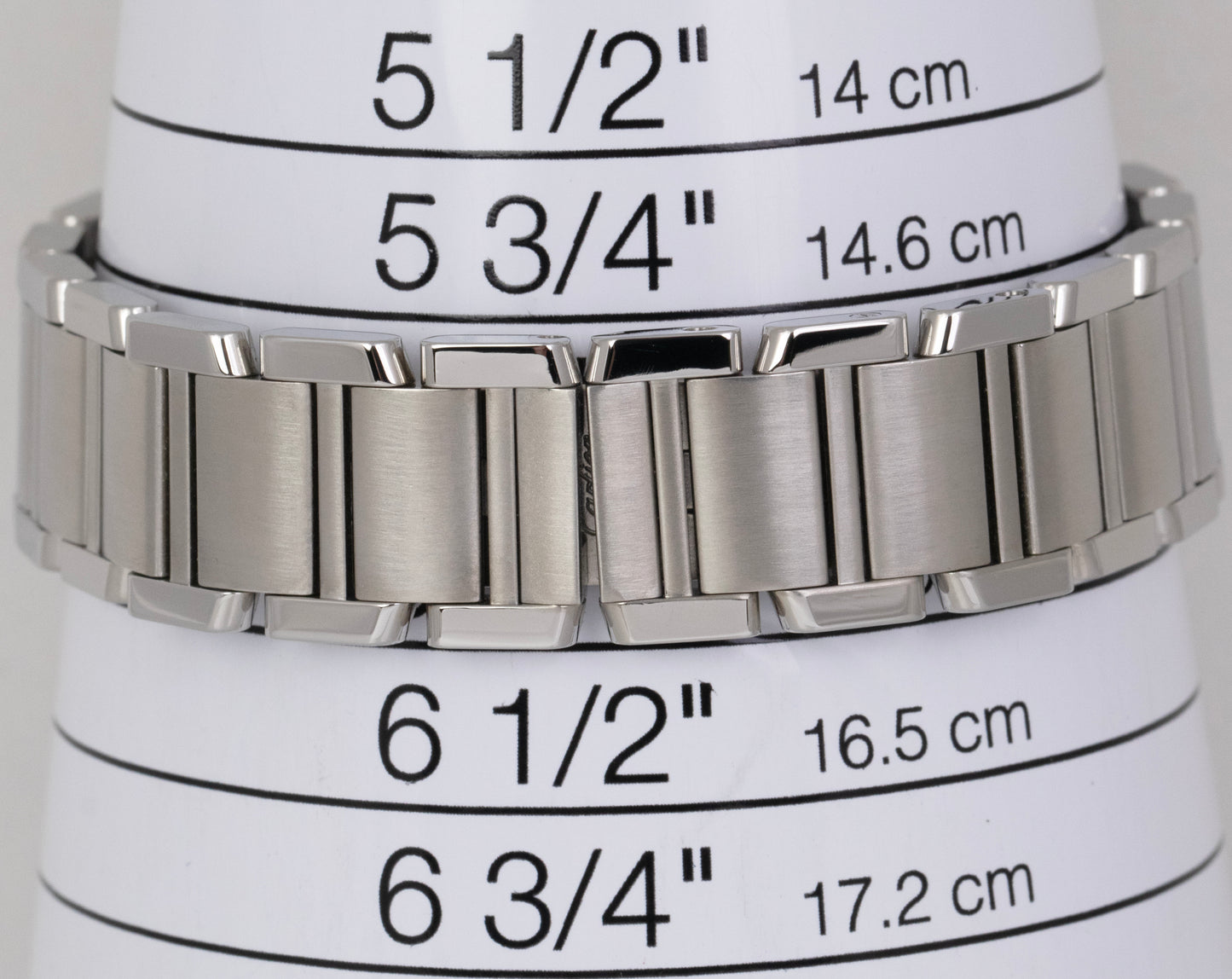 MINT Ladies Cartier Tank Française Quartz 20mm Watch Steel 2384 W51008Q3