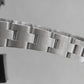 Rolex Oyster Perpetual SILVER Stainless Steel 24mm Automatic 76080 Watch