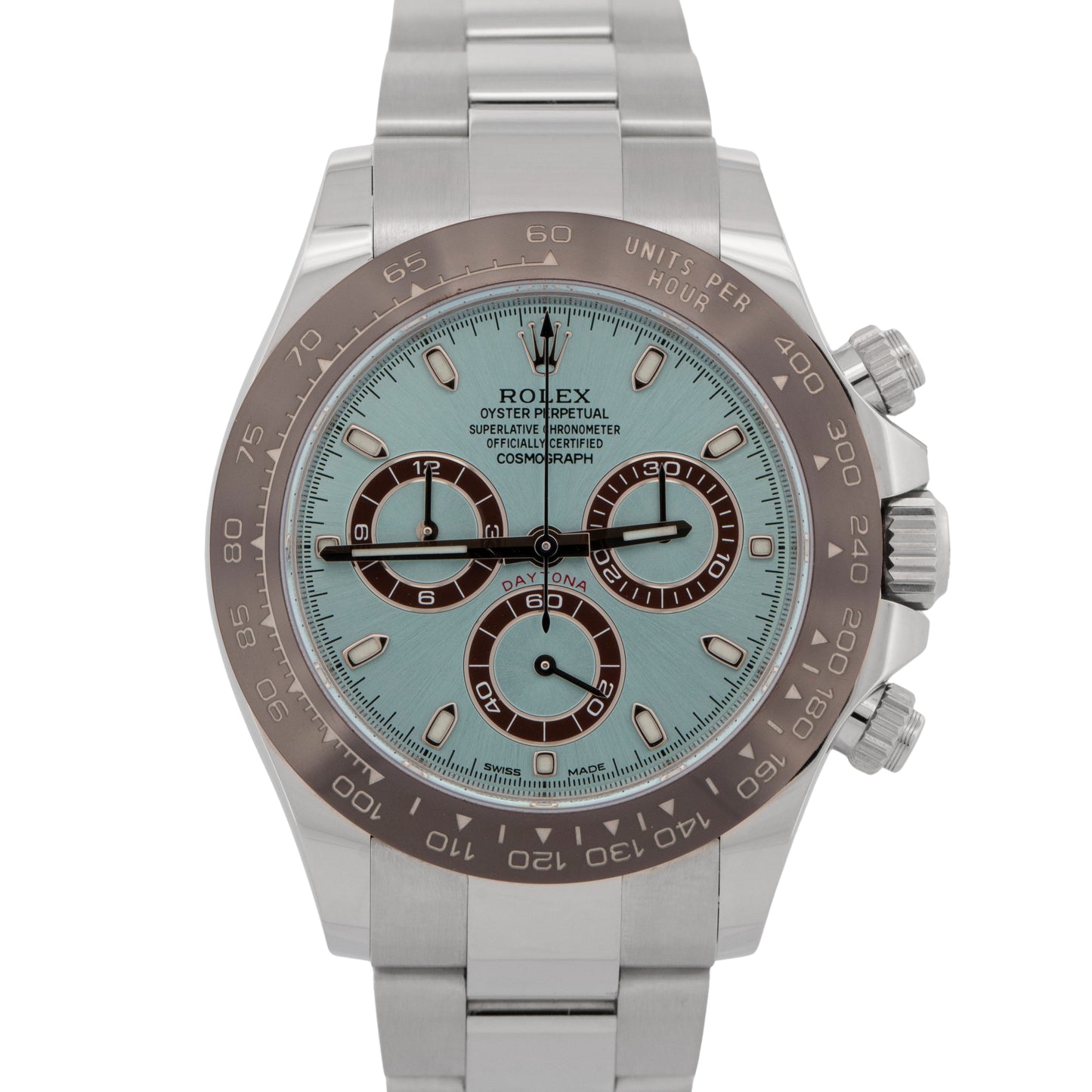 2021 PAPERS Rolex Daytona Cosmograph BLUE Platinum 40mm 116506 Watch BOX