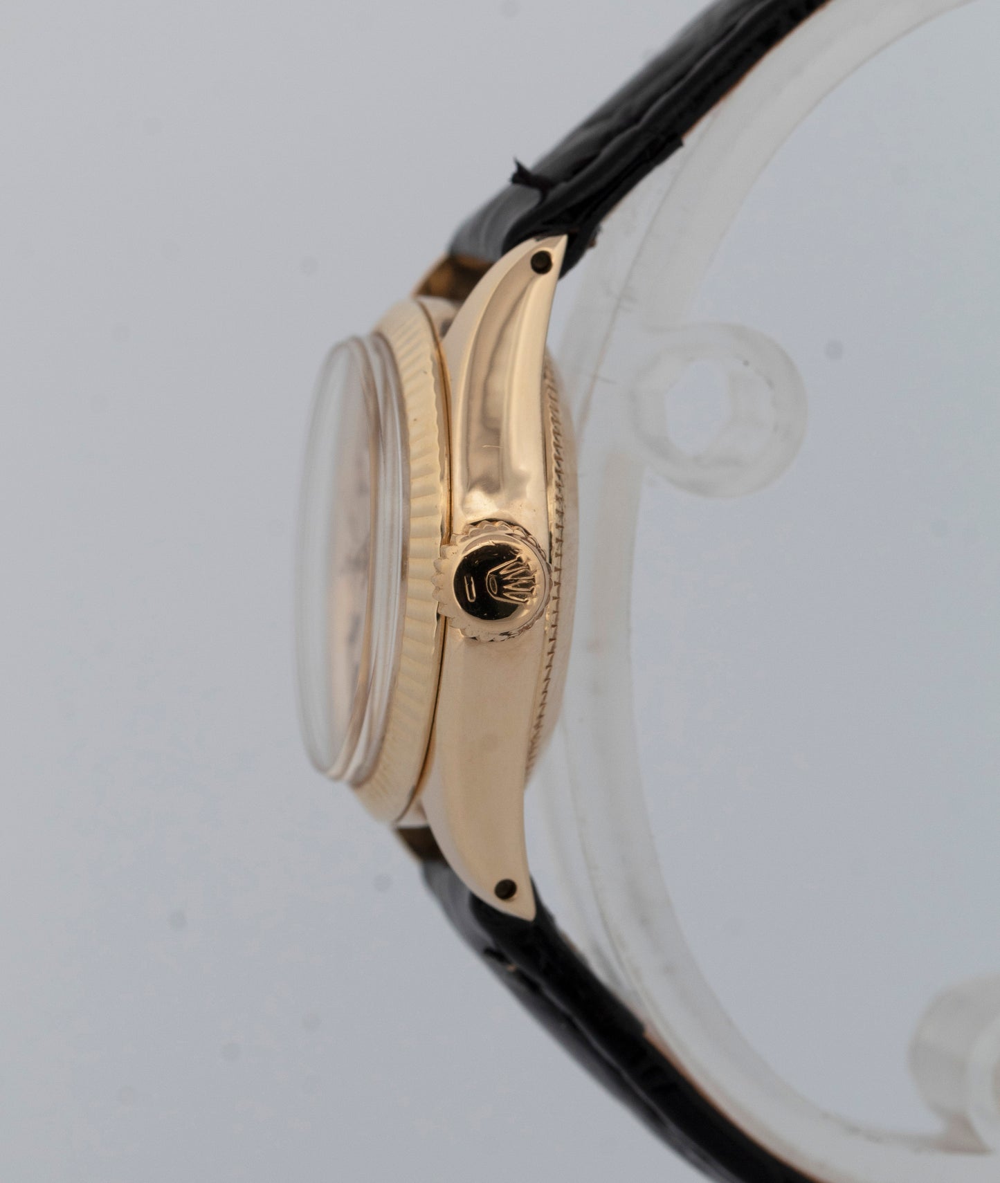 Rolex Oyster Perpetual 26mm Silver Yellow Gold Automatic 6619 Watch