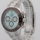 2021 PAPERS Rolex Daytona Cosmograph BLUE Platinum 40mm 116506 Watch BOX