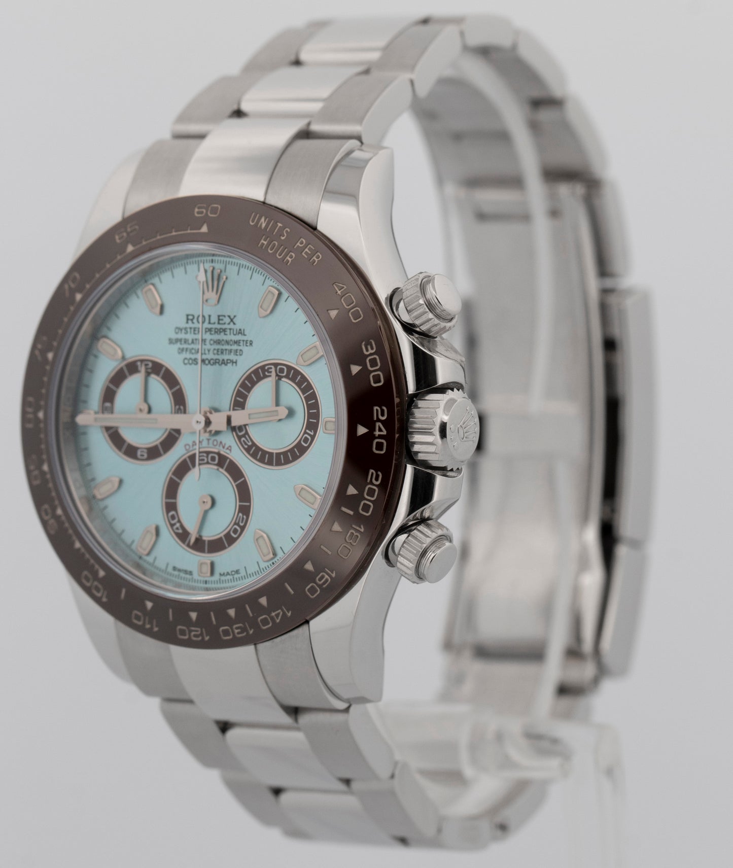 2021 PAPERS Rolex Daytona Cosmograph BLUE Platinum 40mm 116506 Watch BOX