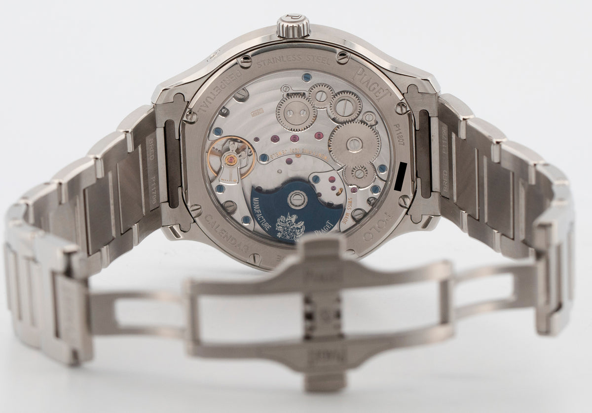 2024 Piaget Polo Perpetual Calendar Ultra-Thin G0A48005 Green 42mm Box Papers