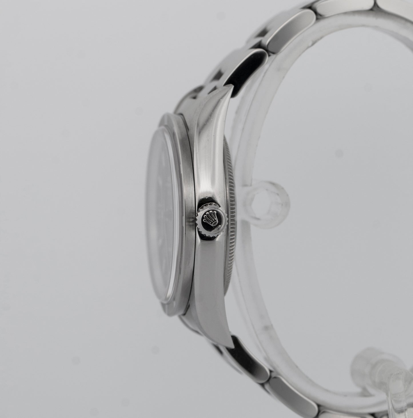 UNPOLISHED PAPERS Rolex Oyster Perpetual Air-King Blue 14010 Steel 34mm BOX