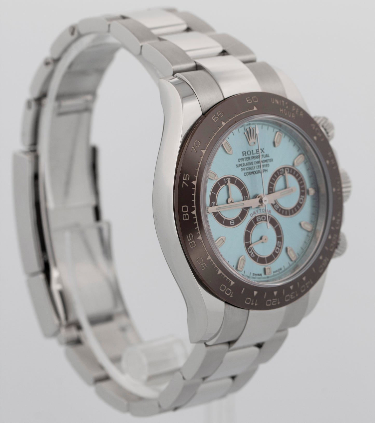 2021 PAPERS Rolex Daytona Cosmograph BLUE Platinum 40mm 116506 Watch BOX