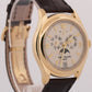 Patek Philippe Annual Calendar 18k Yellow Gold WHITE Leather 39mm 5146J Watch
