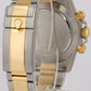 PAPERS Rolex Daytona Cosmograph WHITE Two-Tone 18K Yellow Gold Steel 116503 BOX