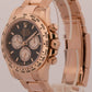2024 PAPERS Rolex Daytona BLACK 18K Rose Gold Oyster 40mm 126505 Watch BOX