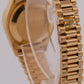 PAPERS Ladies Rolex DateJust President 26mm CHAMPAGNE 18K Yellow Gold 69178 BOX