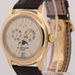 Patek Philippe Annual Calendar 18k Yellow Gold WHITE Leather 39mm 5146J Watch