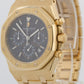 2024 ARCHIVES Audemars Piguet Royal Oak Chronograph 18k Gold BLUE 39mm 25860BA