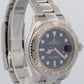 PAPERS Rolex Yacht-Master BLUE Platinum 40mm Stainless Steel Watch 116622 BOX