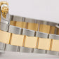 PAPERS Rolex Daytona Cosmograph WHITE Two-Tone 18K Yellow Gold Steel 116503 BOX