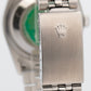 Rolex DateJust 36mm BLACK Dial Stainless Steel JUBILEE Engine-Turned Watch 16220
