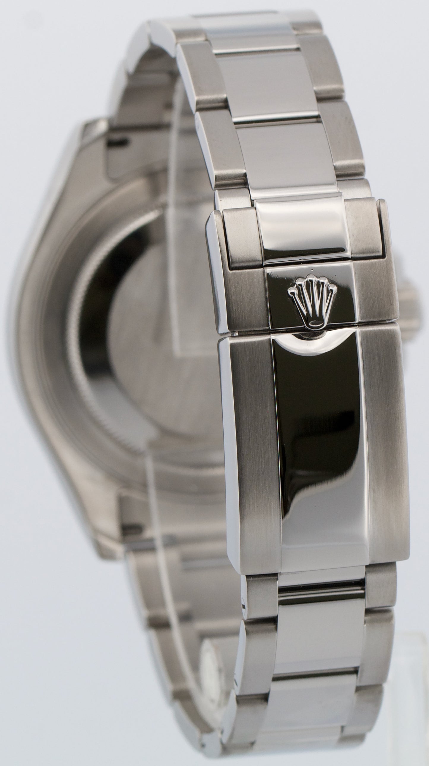 PAPERS Rolex Yacht-Master BLUE Platinum 40mm Stainless Steel Watch 116622 BOX