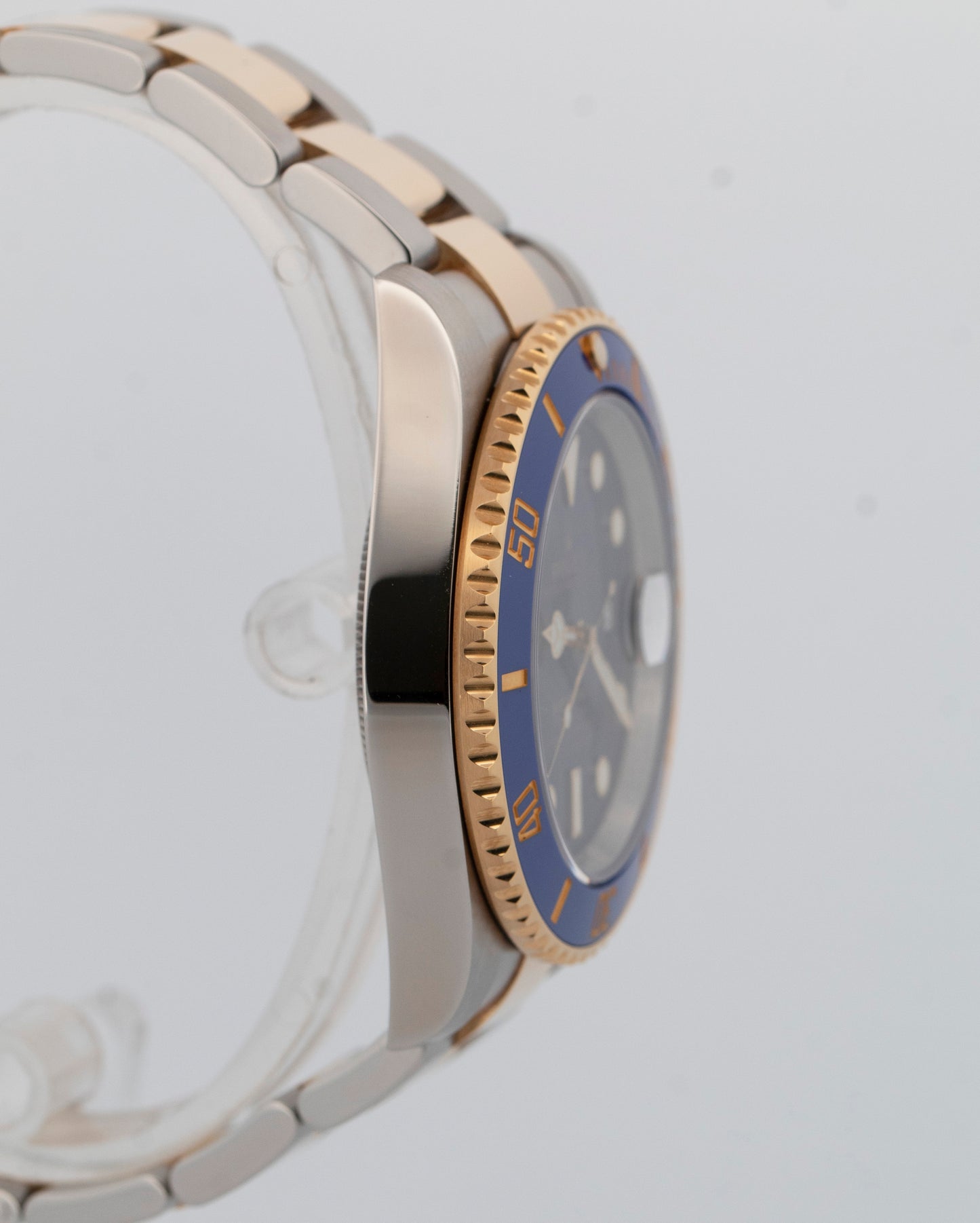 2018 PAPERS Rolex Submariner Date BLUE Two-Tone Gold 40mm 116613 LB Watch BOX