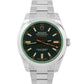 NOS 2014 Rolex Milgauss 116400 GV Black Stainless Steel 40mm Box Papers