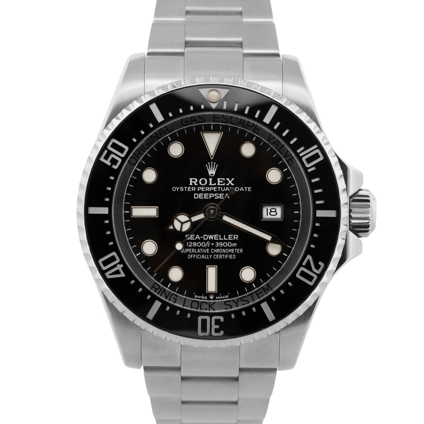 Rolex Sea-Dweller Deepsea BLACK Stainless Steel 44mm Date 126660 Dive Watch