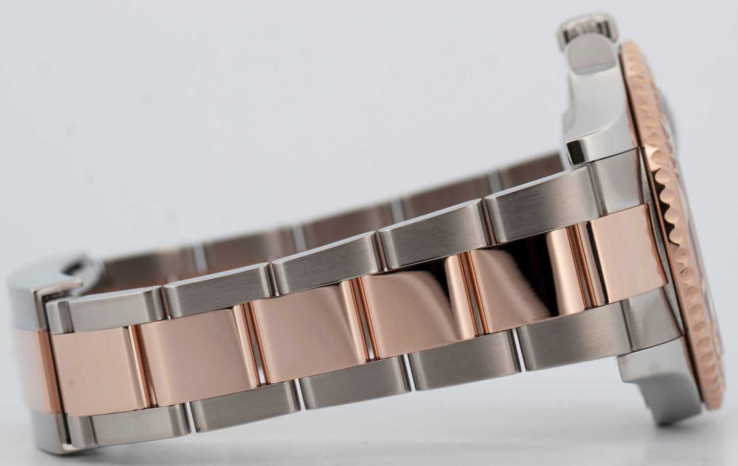 PAPERS Rolex Yacht-Master 37mm Two-Tone Steel Rose Gold BLACK Watch 268621 BOX