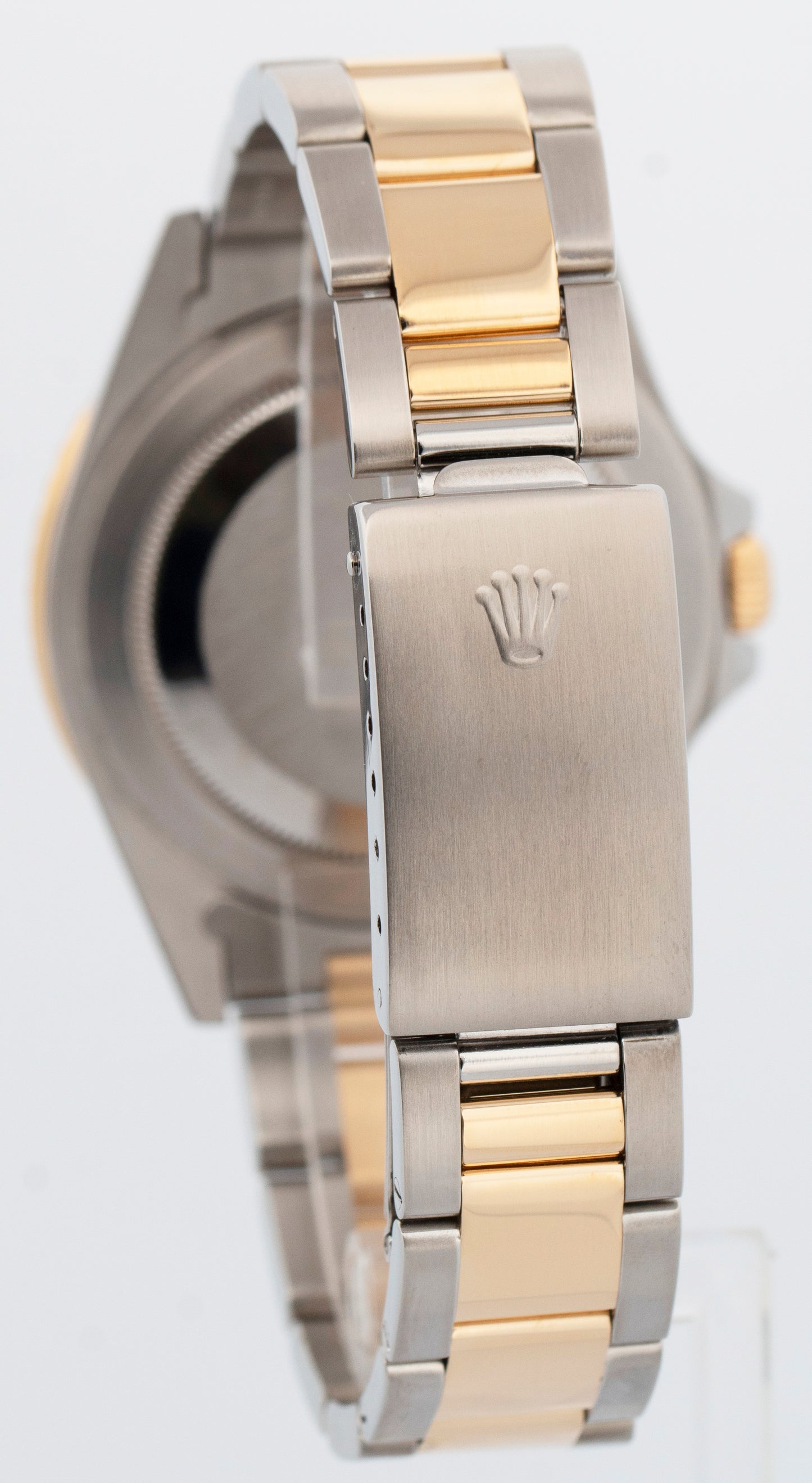 Rolex GMT-Master II ROOT BEER Two-Tone 18K Yellow Gold Steel Brown Watch 16713