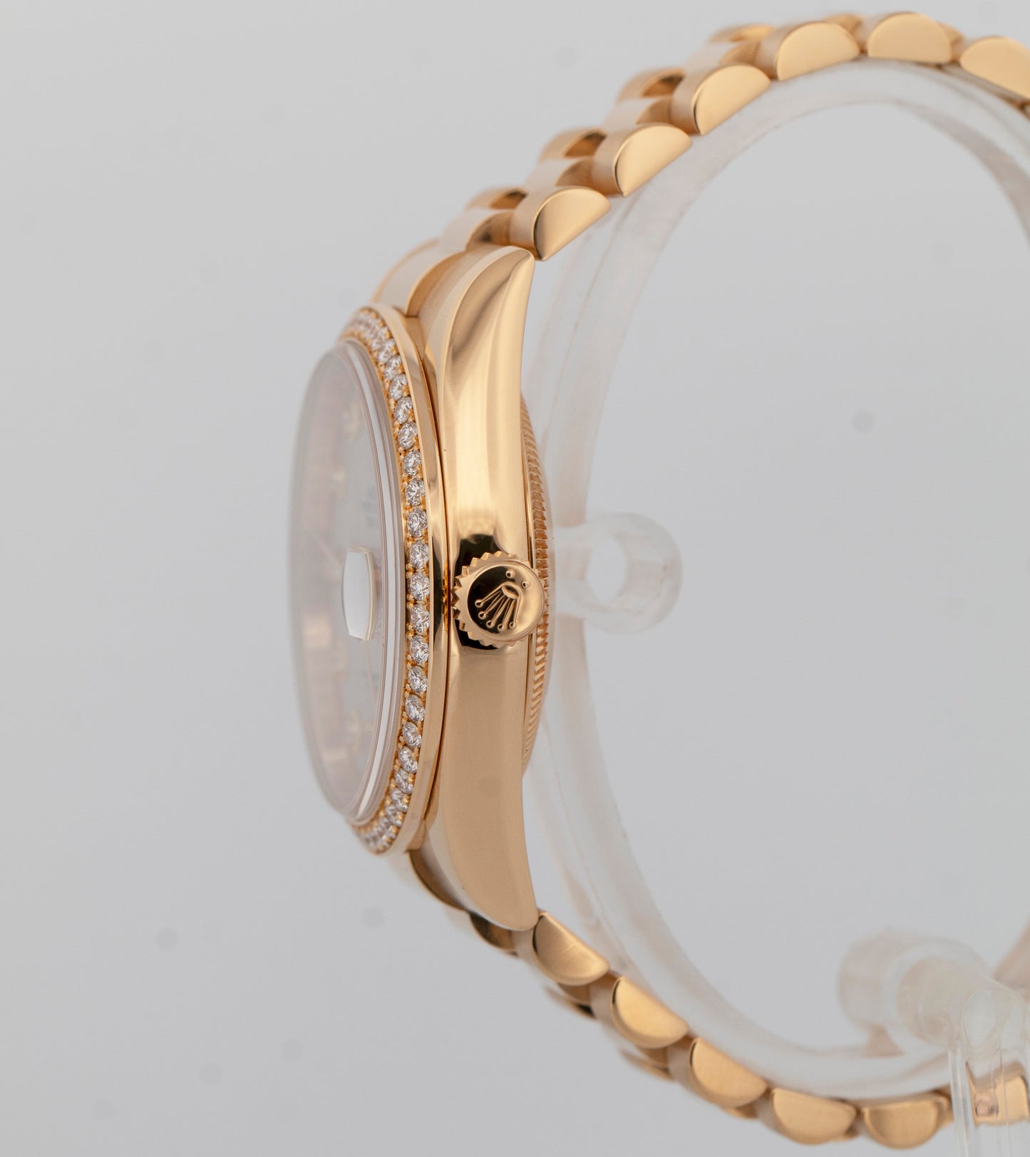 Rolex Day-Date President FACTORY METEORITE DIAMOND Yellow Gold 36mm 118348 Watch