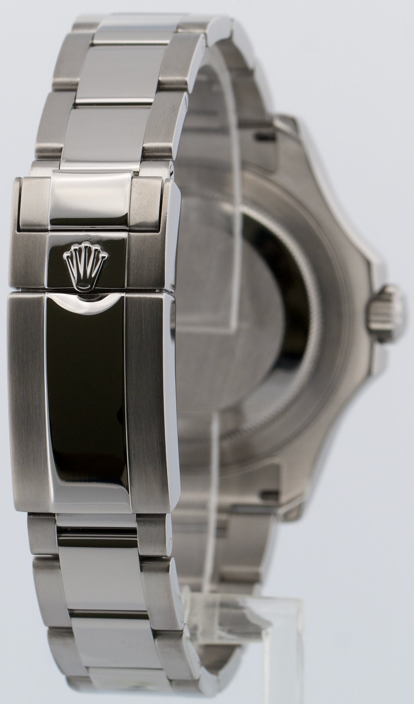 PAPERS Rolex Yacht-Master BLUE Platinum 40mm Stainless Steel Watch 116622 BOX