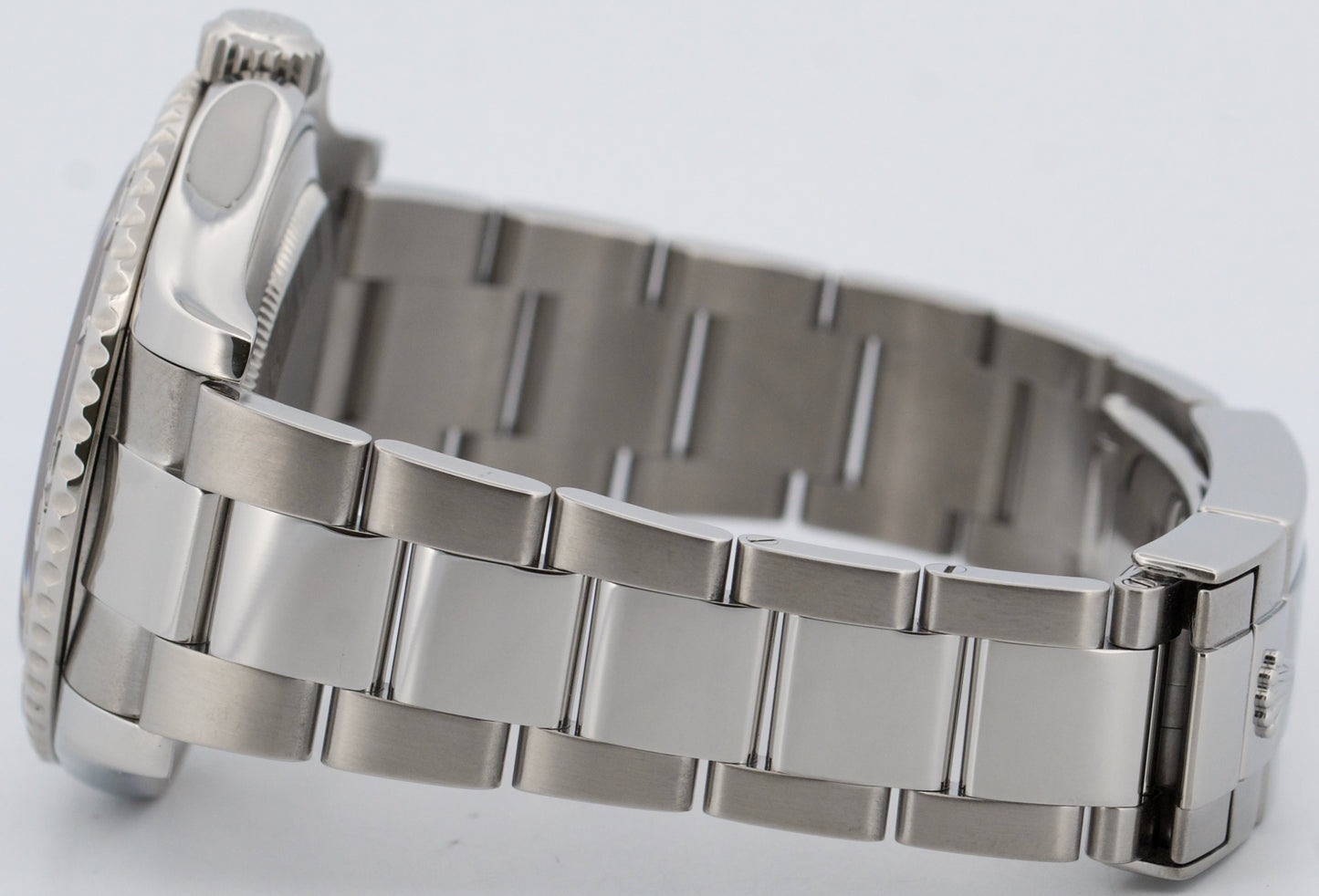 PAPERS Rolex Yacht-Master BLUE Platinum 40mm Stainless Steel Watch 116622 BOX