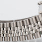 Rolex DateJust 36mm BLACK Dial Stainless Steel JUBILEE Engine-Turned Watch 16220