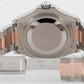PAPERS Rolex Yacht-Master 37mm Two-Tone Steel Rose Gold BLACK Watch 268621 BOX