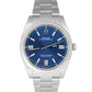 BRAND NEW 2024 PAPERS Rolex Oyster Perpetual 41mm BLUE Steel Watch 124300 B+P