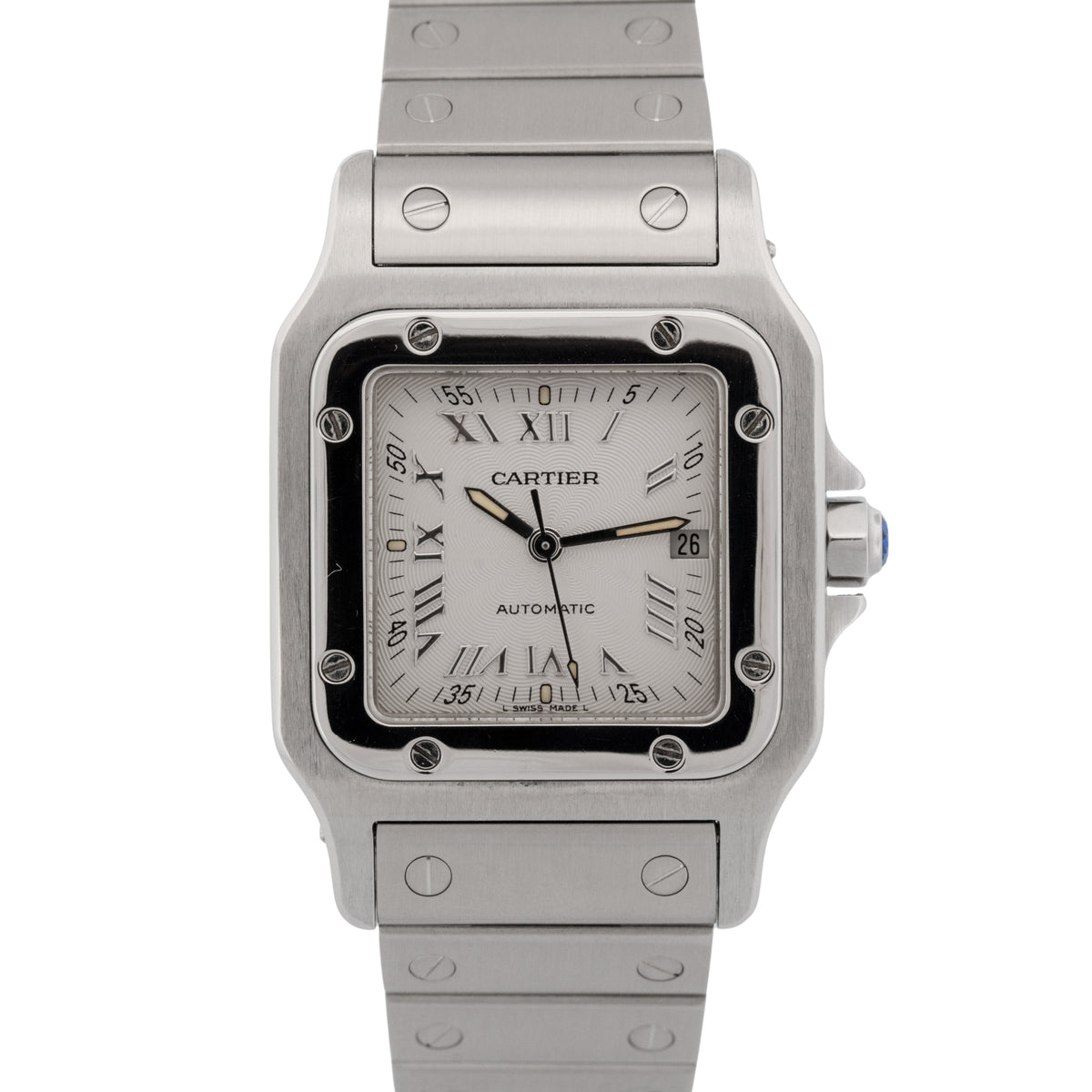 Cartier Santos Galbee 2319 / W20040D6 Silver Stainless Steel 29mm Watch
