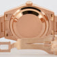 Rolex Day-Date Pink Roman Dial 18k Rose Gold Fluted OYSTER 36mm Watch 118235 BOX