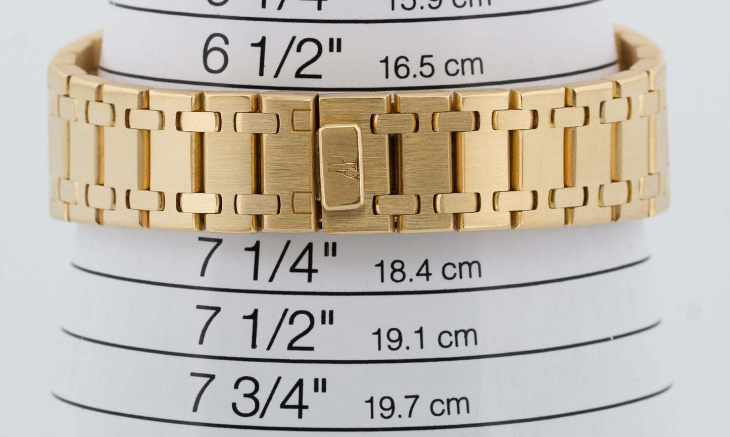 2024 ARCHIVES Audemars Piguet Royal Oak Chronograph 18k Gold BLUE 39mm 25860BA