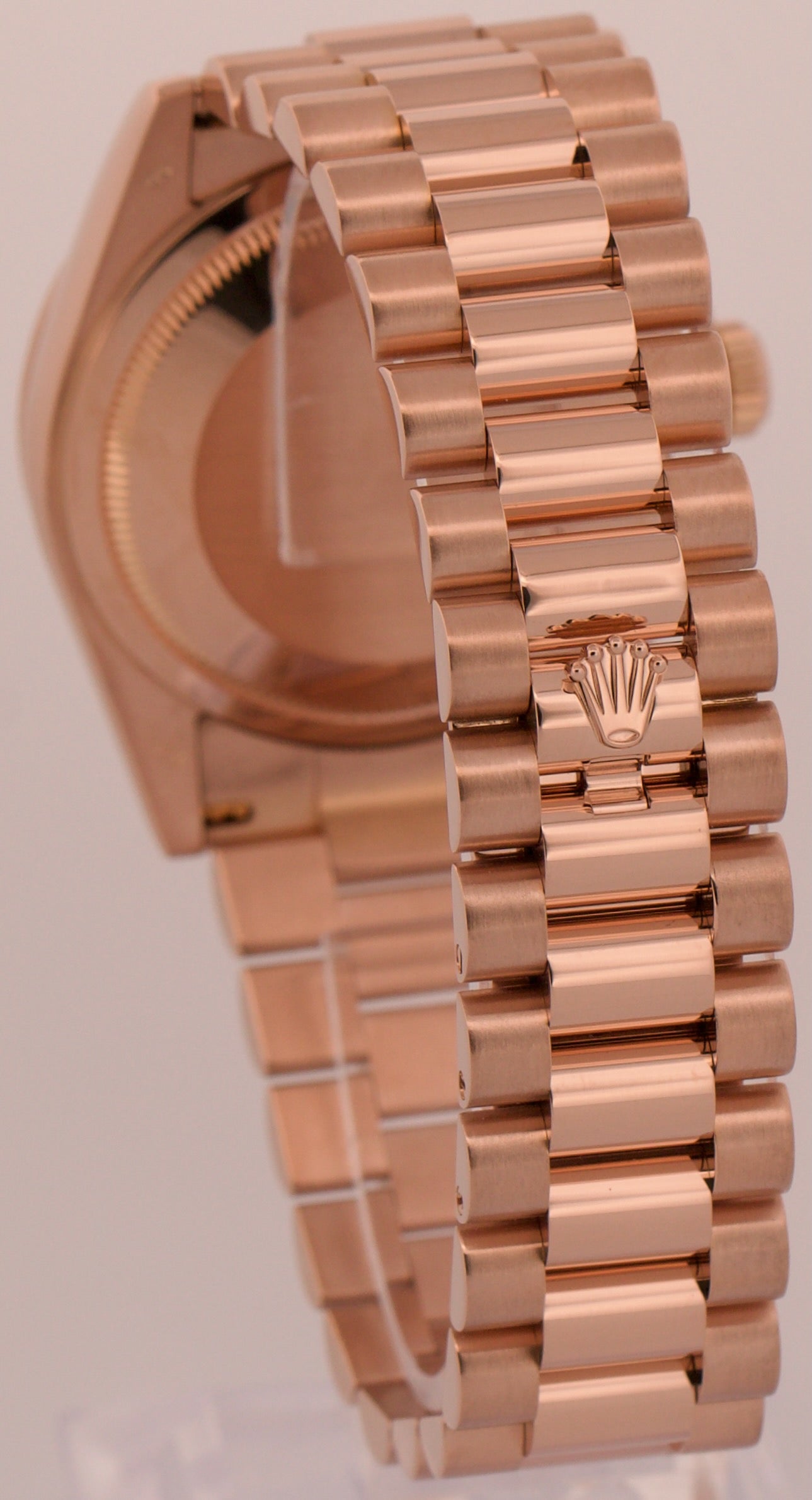 2012 Rolex Day-Date President Pink Roman 18K Rose Gold 36mm 118235 Box Papers