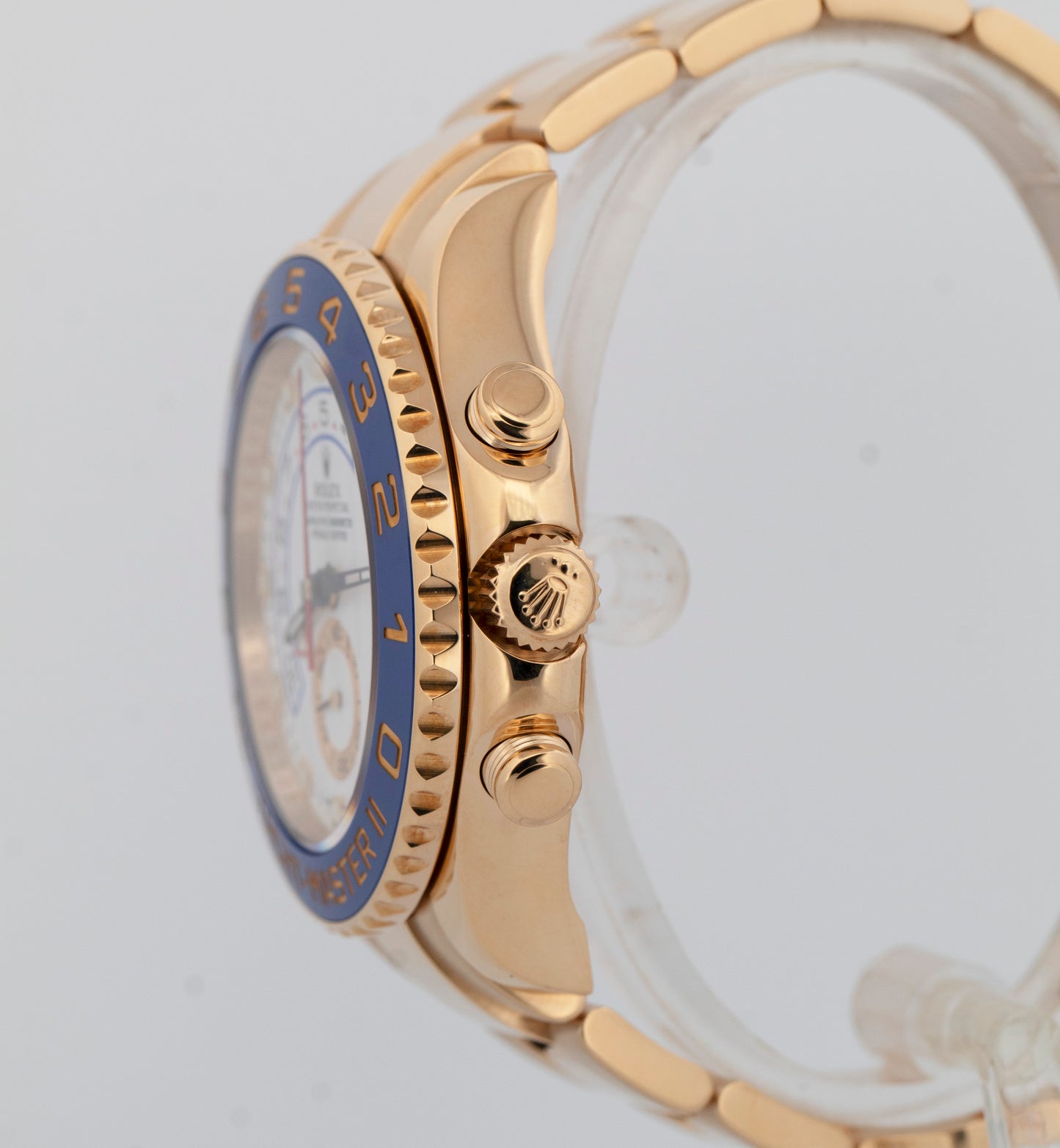 PAPERS Rolex Yacht-Master II 18K Yellow Gold 44mm White 116688 Watch BOX