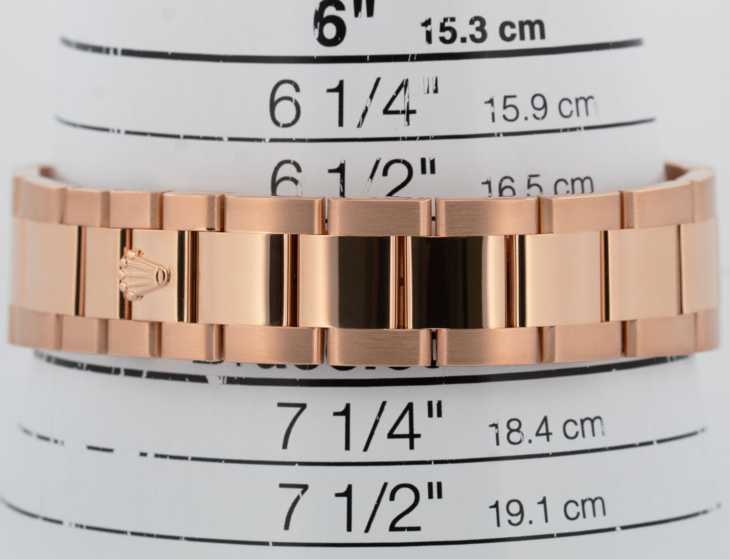 Rolex Day-Date Pink Roman Dial 18k Rose Gold Fluted OYSTER 36mm Watch 118235 BOX