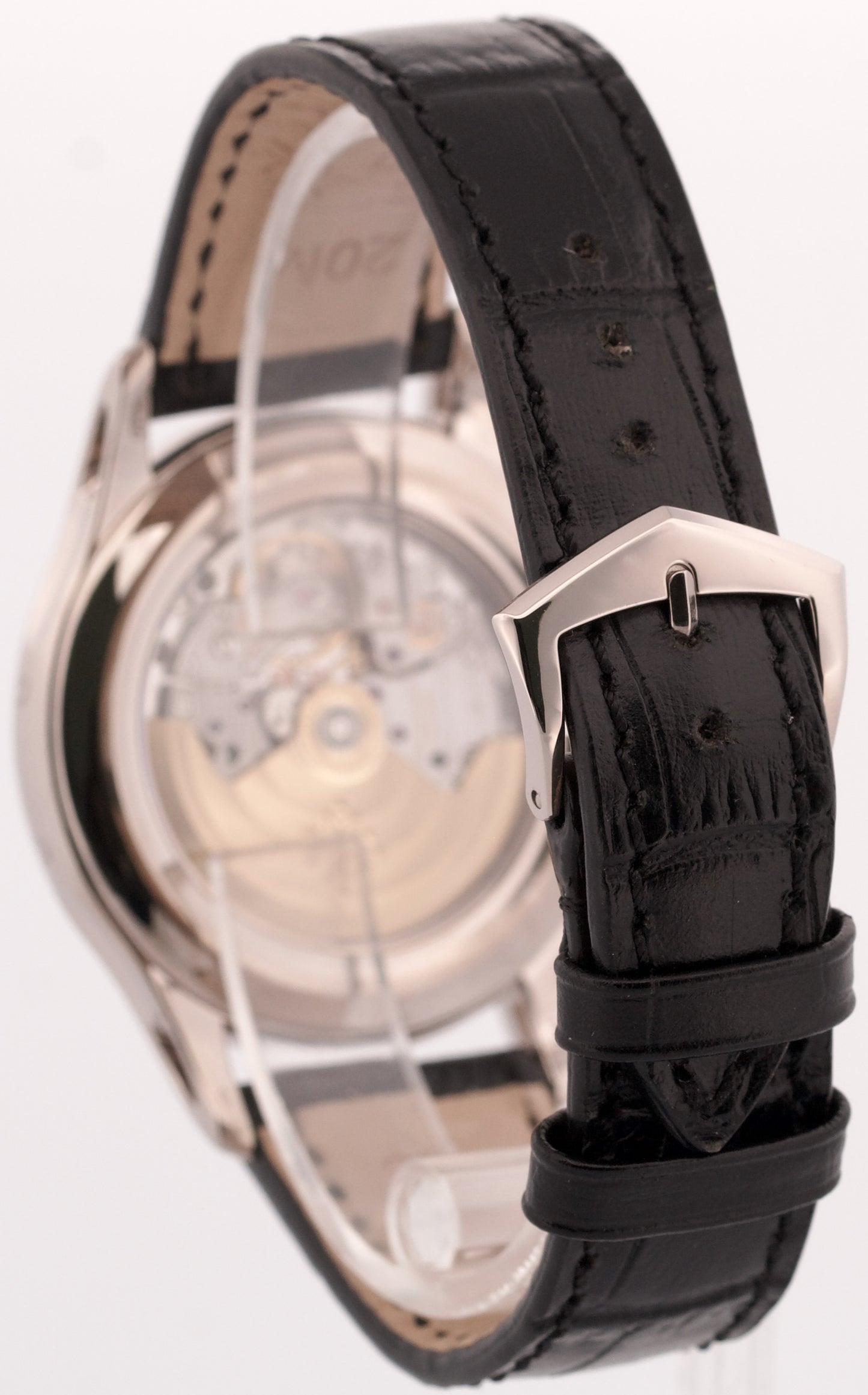 Patek Philippe Annual Calendar 18K White Gold GRAY BLACK Leather 40mm 5205G