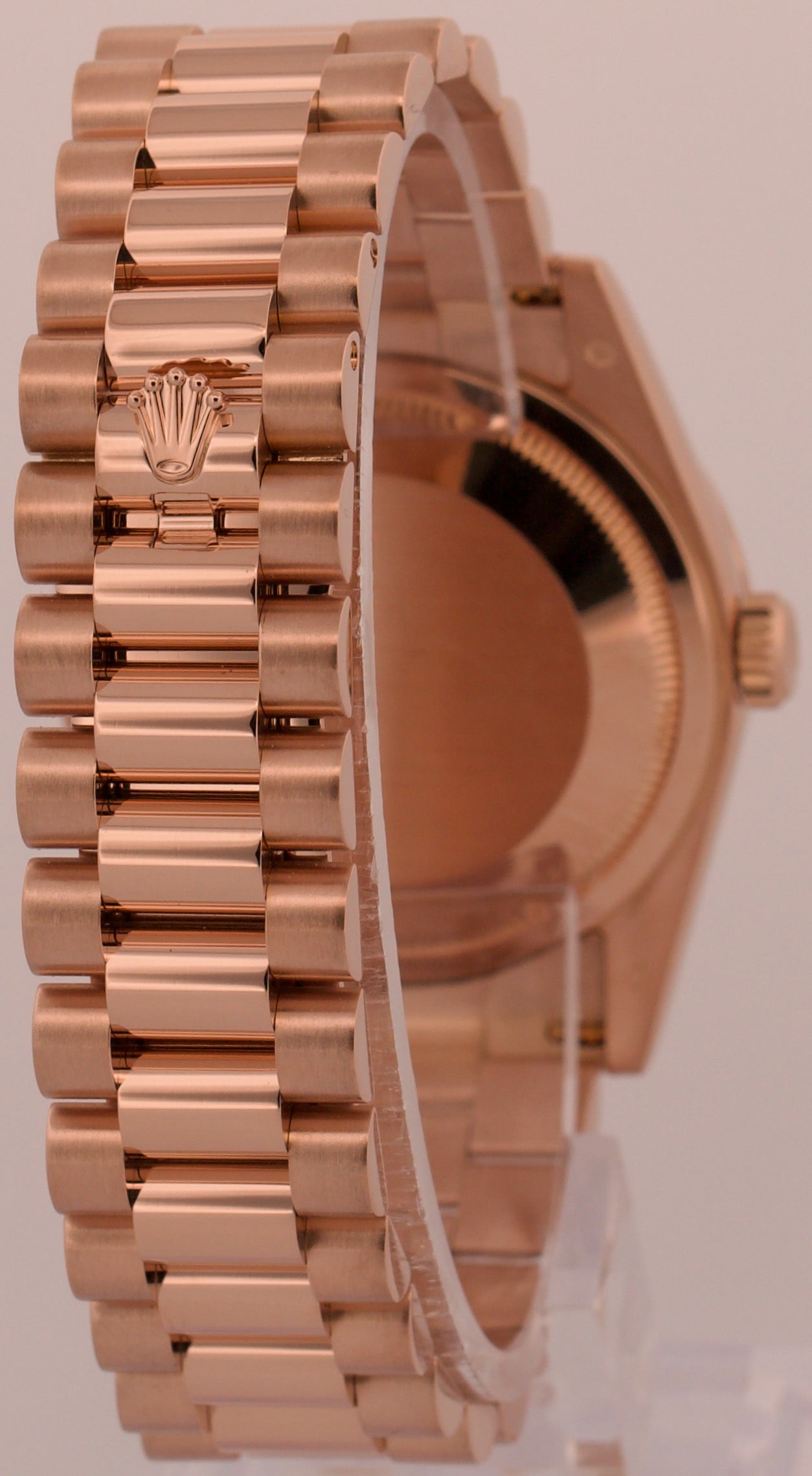 2012 Rolex Day-Date President Pink Roman 18K Rose Gold 36mm 118235 Box Papers